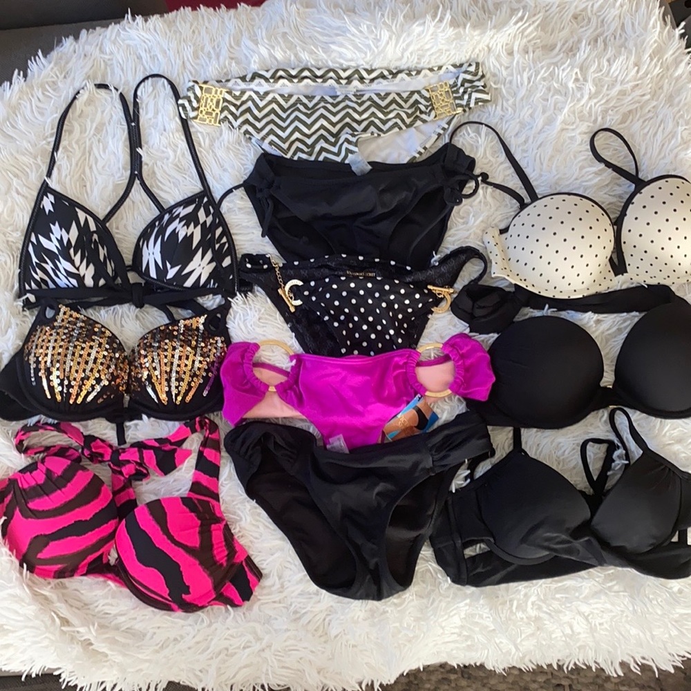 Victoria’s Secret XS 32A mix & match lot bikini tops & bottoms👙 NWOT NWT swim